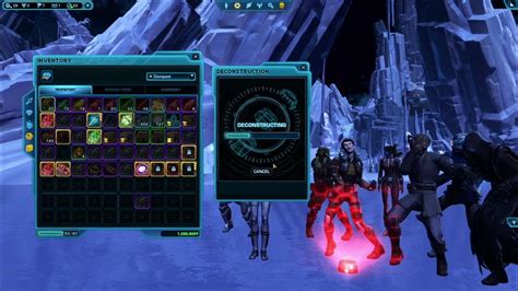 swtor deconstruction|swtor how to deconstruct gear.